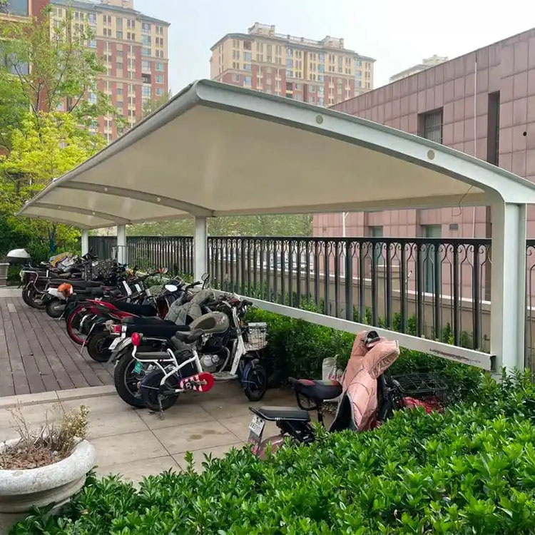 方城县膜结构电动车棚